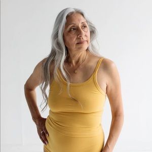 ARQ Crop Tank in Buttercup